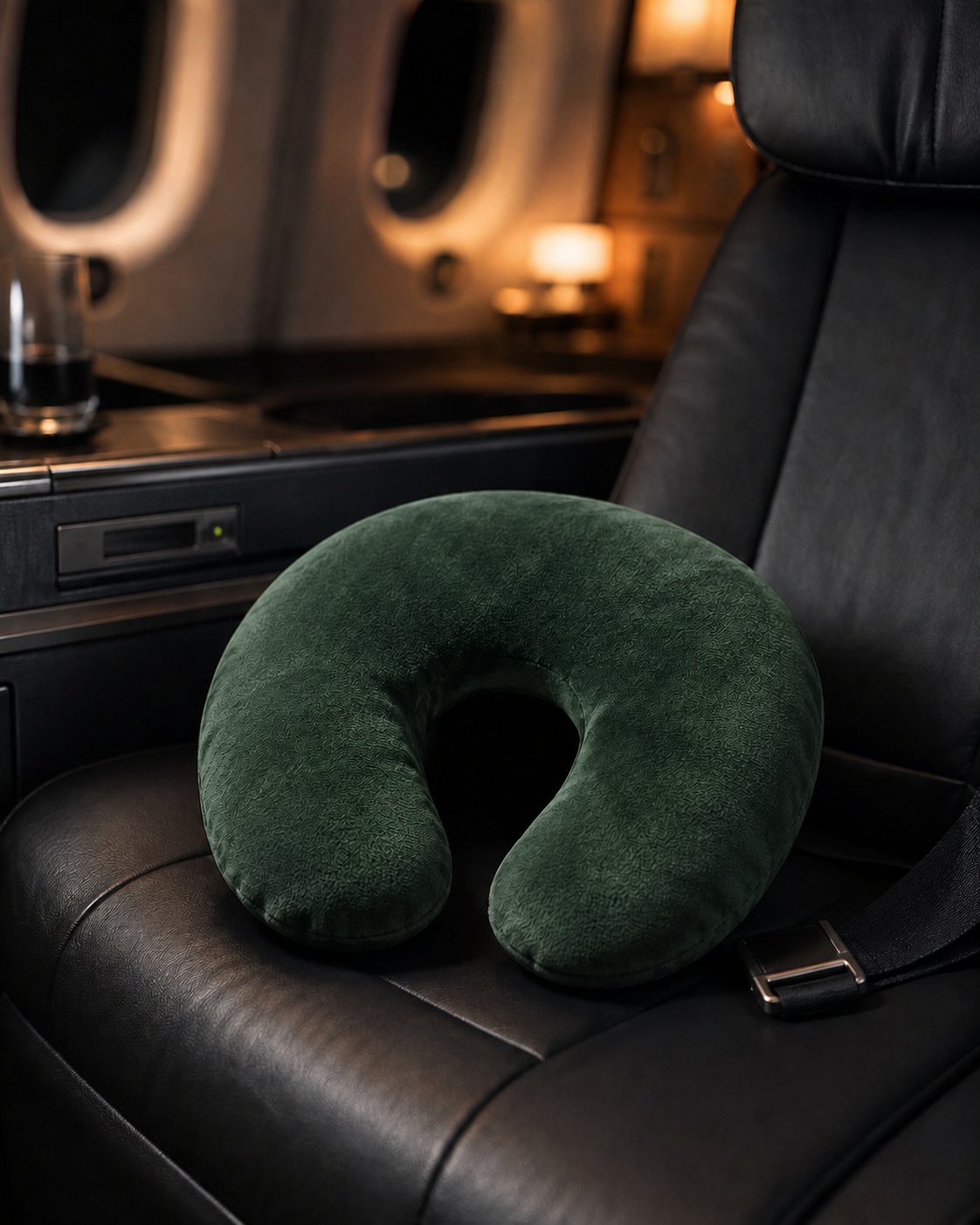 Memory Foam Travel Pillow for Airplane Neck Support