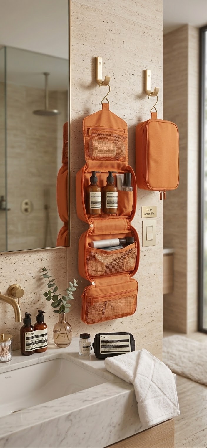 Hanging Travel Toiletry Bag | Organised Wash Bag