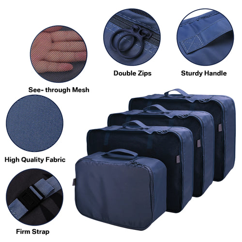 6-Piece Travel Packing Cube Set