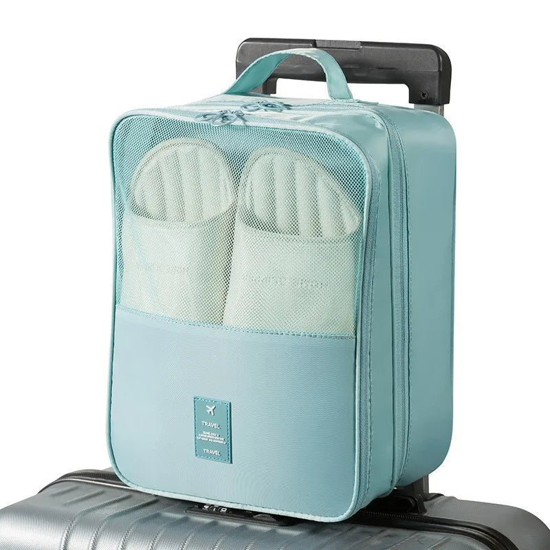 Travel Shoe Organizer Bag | Reusable Luggage Storage