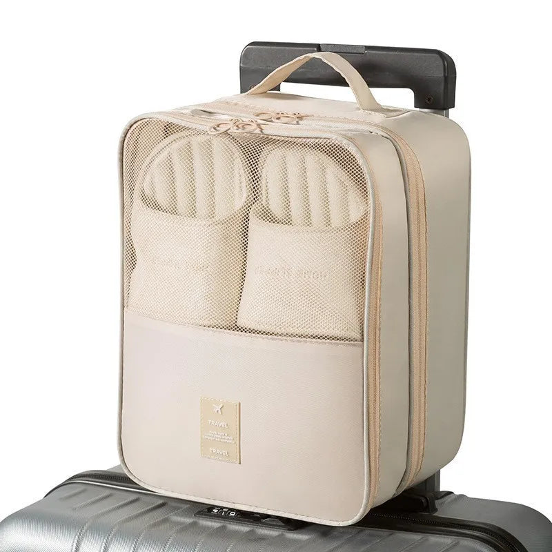 Travel Shoe Organizer Bag | Reusable Luggage Storage