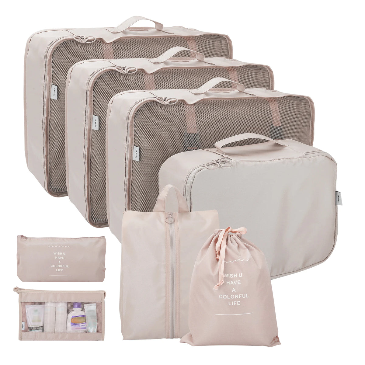 6-Piece Travel Packing Cube Set