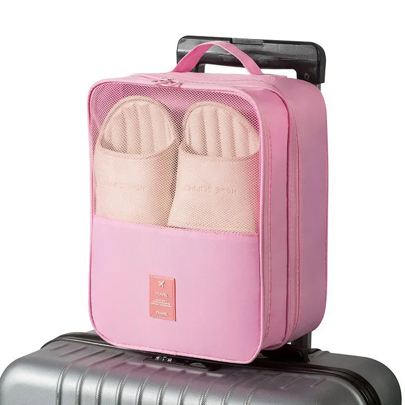 Travel Shoe Organizer Bag | Reusable Luggage Storage