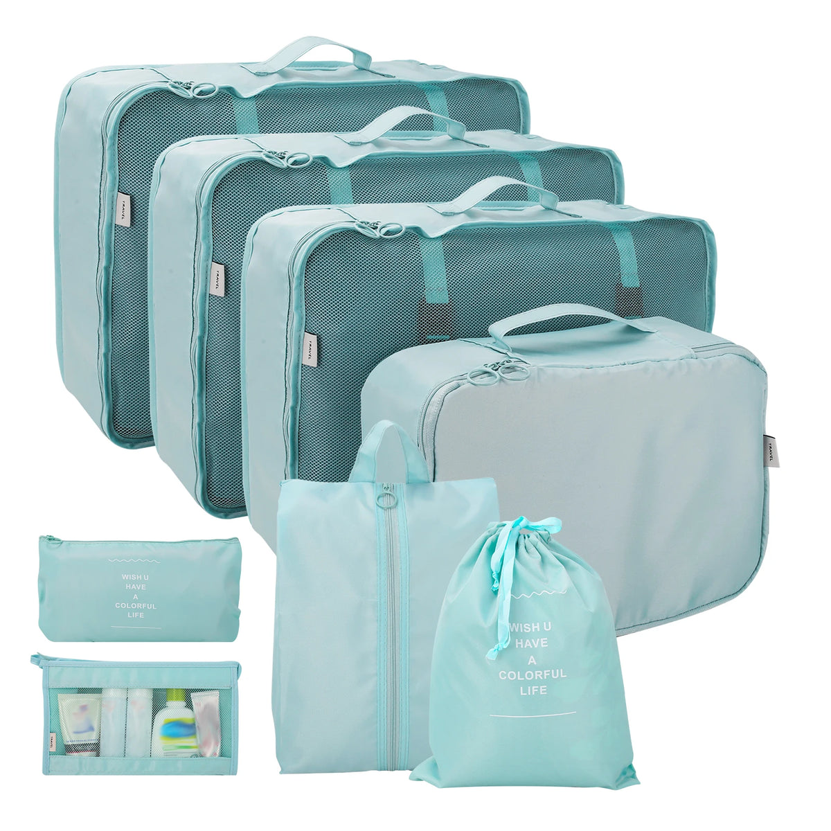 6-Piece Travel Packing Cube Set